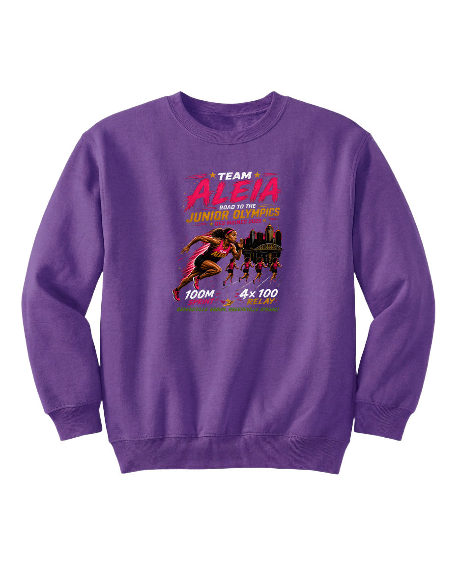 YOUTH Team Aleia Full Chest Logo T Shirt | Hoodie | Long Sleeve | Sweatshirt | Crew Neck | Tank Top