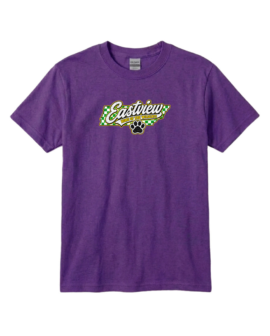 YOUTH Eastview Home of the Wildcats Chest Logo T Shirt | Hoodie | Long Sleeve | Sweatshirt | Crew Neck | Tank Top 1