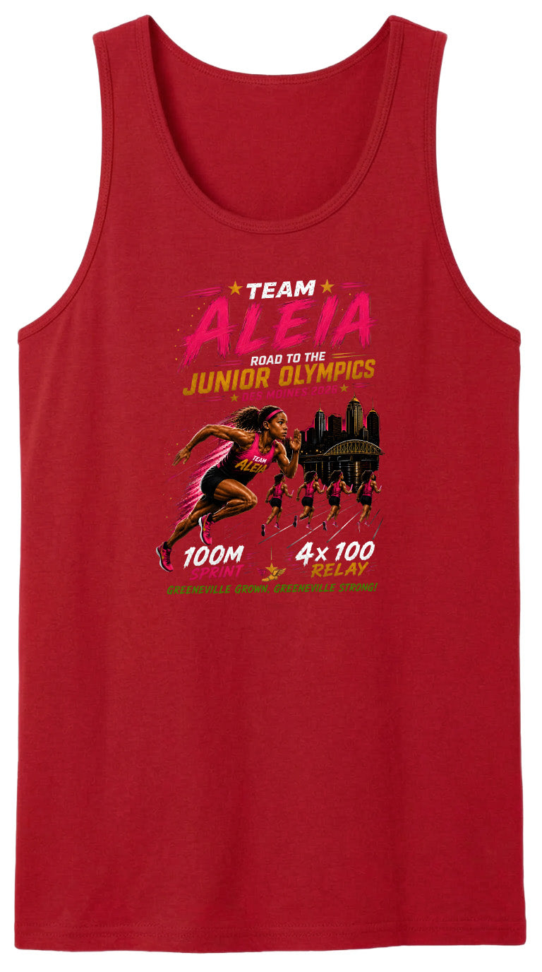 ADULT Team Aleia Full Chest Logo T Shirt | Hoodie | Long Sleeve | Sweatshirt | Crew Neck | Tank Top