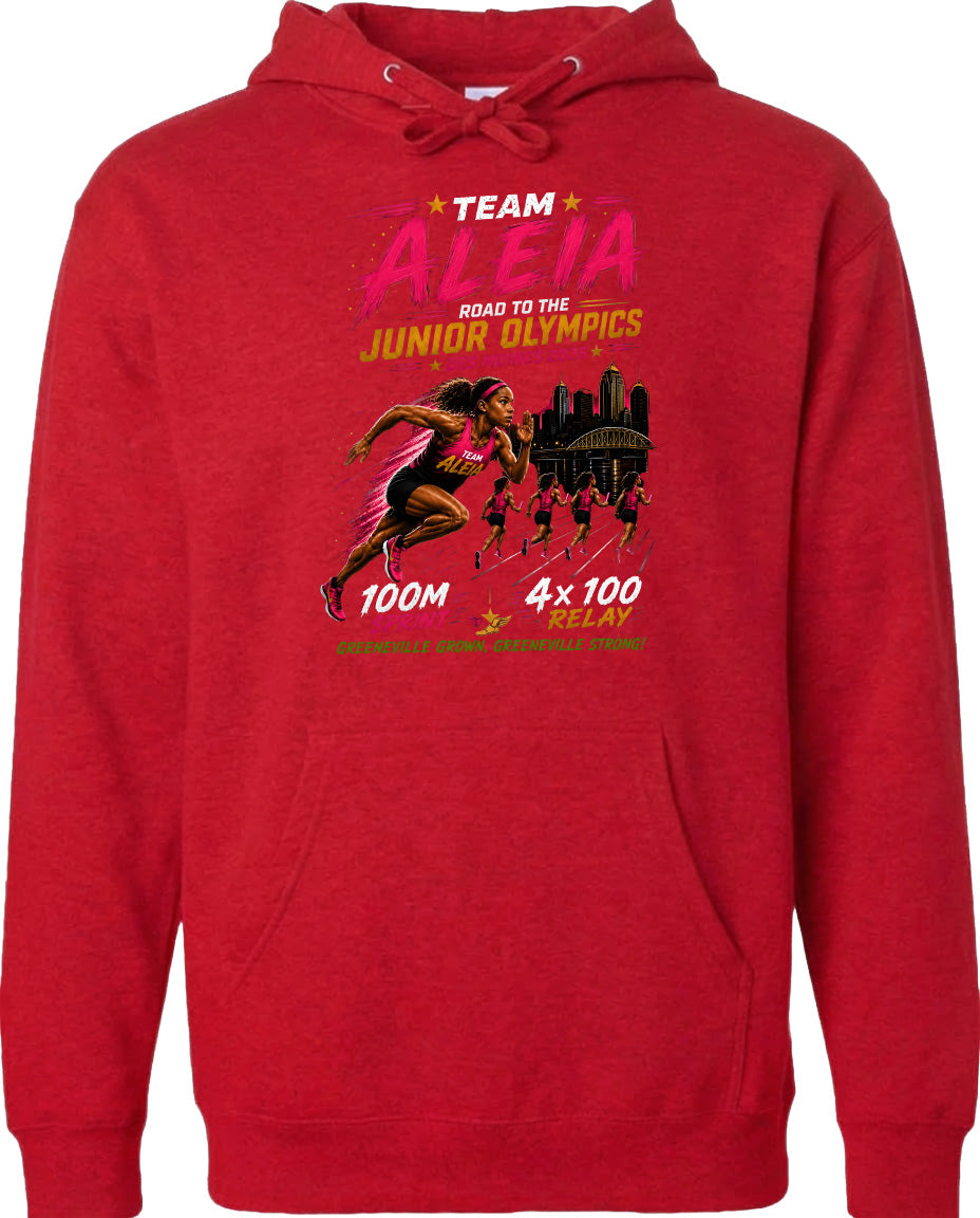 ADULT Team Aleia Full Chest Logo T Shirt | Hoodie | Long Sleeve | Sweatshirt | Crew Neck | Tank Top