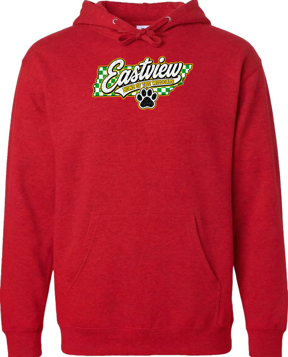 ADULT Eastview Home of the Wildcats Chest Logo T Shirt | Hoodie | Long Sleeve | Sweatshirt | Crew Neck | Tank Top 1