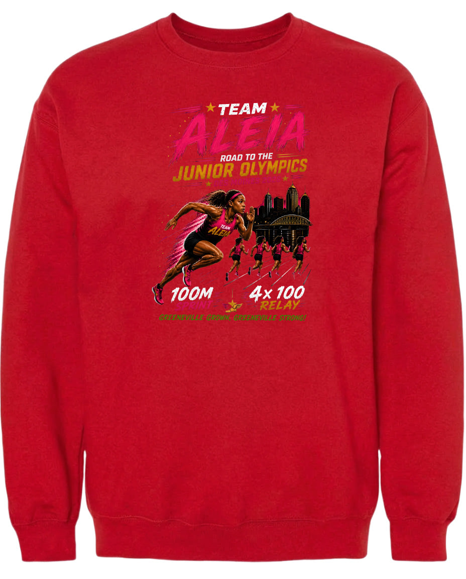 ADULT Team Aleia Full Chest Logo T Shirt | Hoodie | Long Sleeve | Sweatshirt | Crew Neck | Tank Top