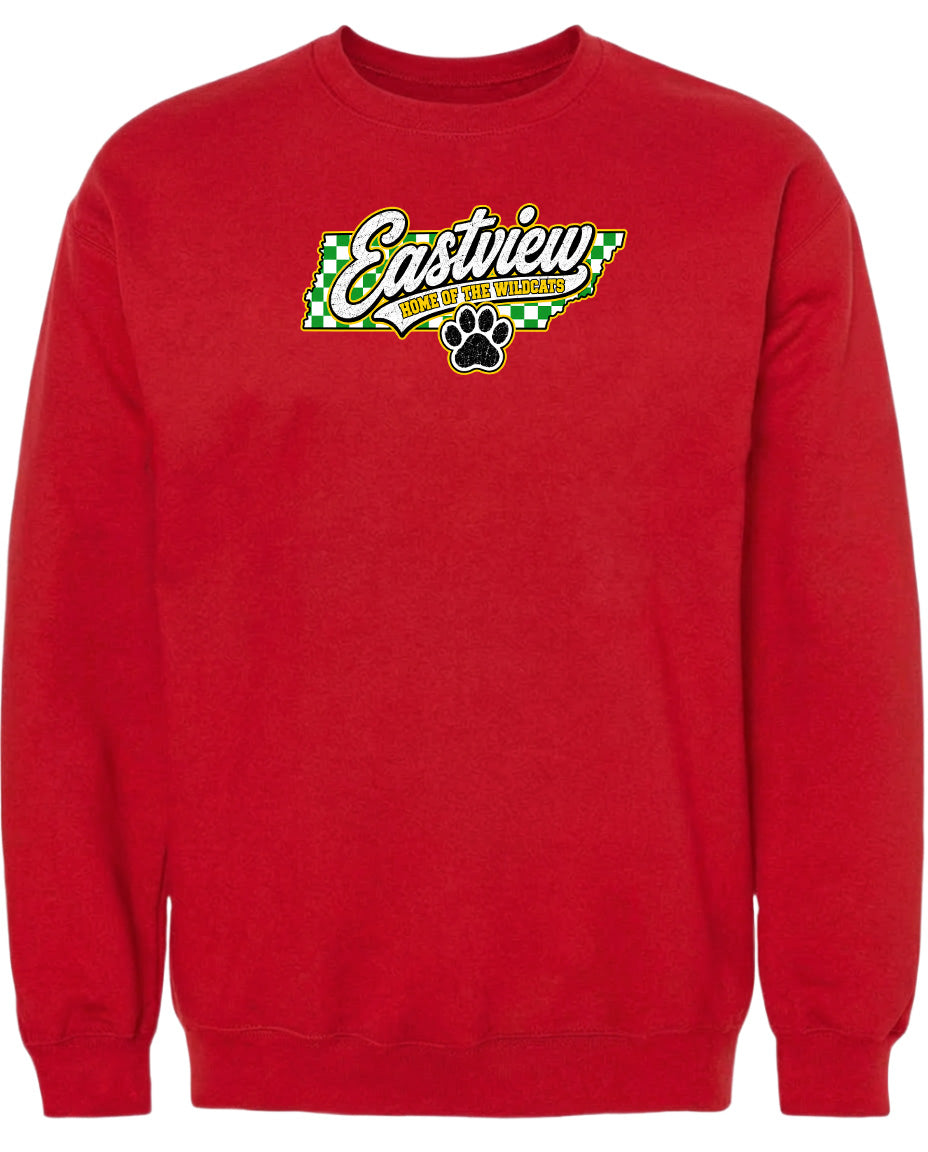 ADULT Eastview Home of the Wildcats Chest Logo T Shirt | Hoodie | Long Sleeve | Sweatshirt | Crew Neck | Tank Top 1