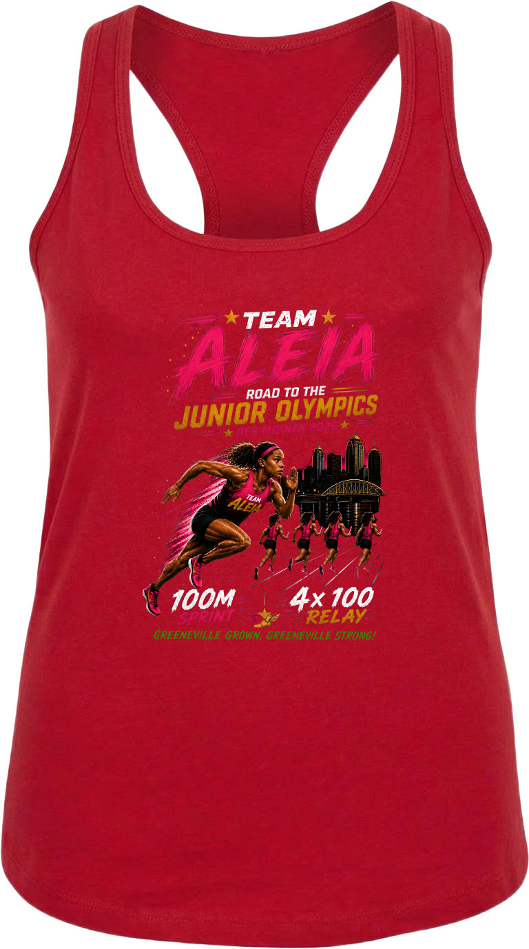 ADULT Team Aleia Full Chest Logo T Shirt | Hoodie | Long Sleeve | Sweatshirt | Crew Neck | Tank Top