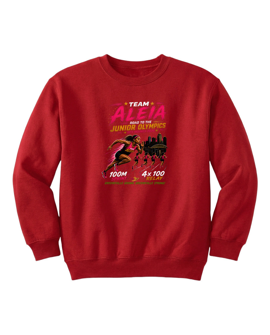 YOUTH Team Aleia Full Chest Logo T Shirt | Hoodie | Long Sleeve | Sweatshirt | Crew Neck | Tank Top