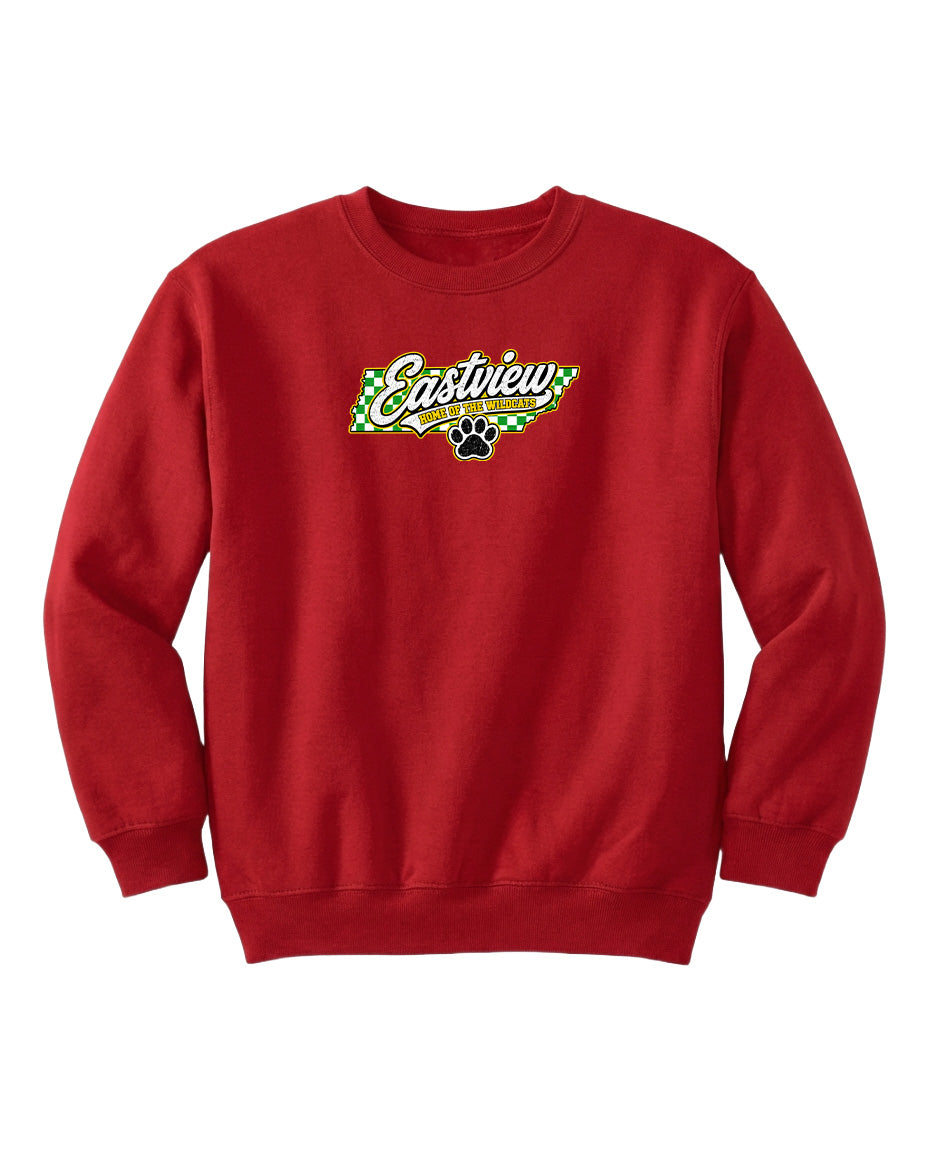 YOUTH Eastview Home of the Wildcats Chest Logo T Shirt | Hoodie | Long Sleeve | Sweatshirt | Crew Neck | Tank Top 1