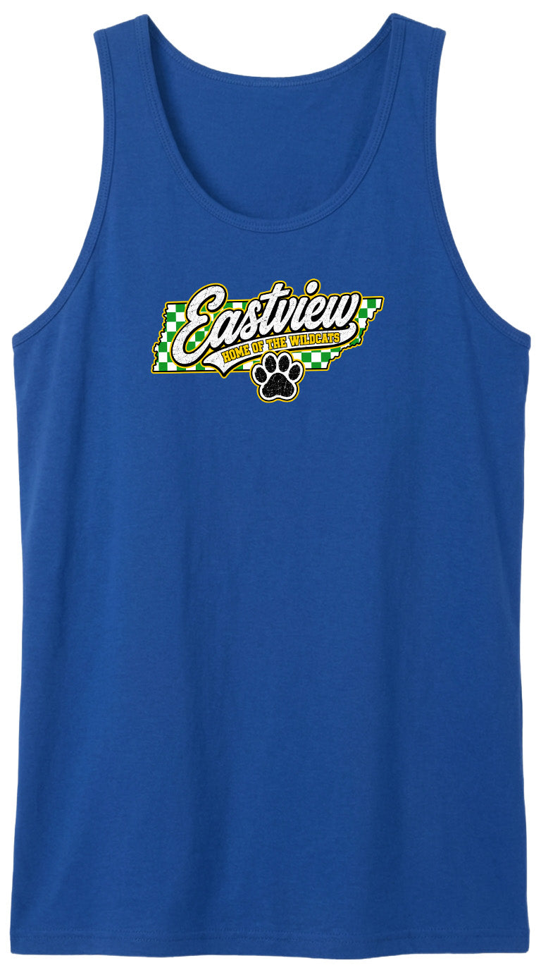 ADULT Eastview Home of the Wildcats Chest Logo T Shirt | Hoodie | Long Sleeve | Sweatshirt | Crew Neck | Tank Top 1