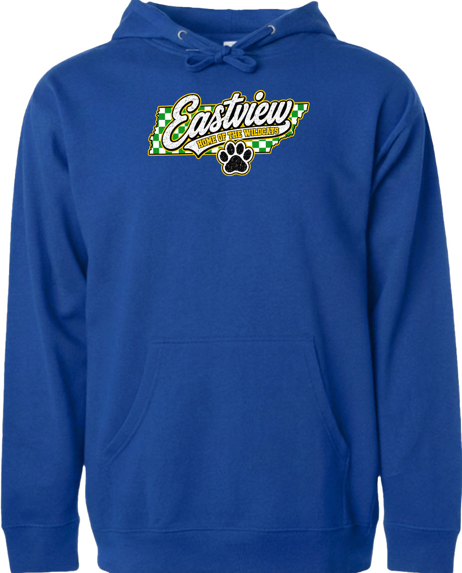 ADULT Eastview Home of the Wildcats Chest Logo T Shirt | Hoodie | Long Sleeve | Sweatshirt | Crew Neck | Tank Top 1