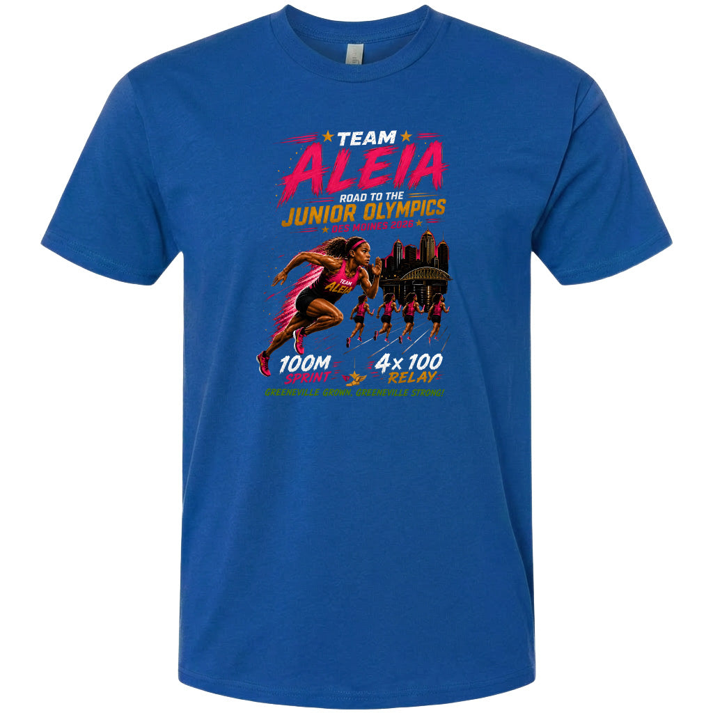 ADULT Team Aleia Full Chest Logo T Shirt | Hoodie | Long Sleeve | Sweatshirt | Crew Neck | Tank Top