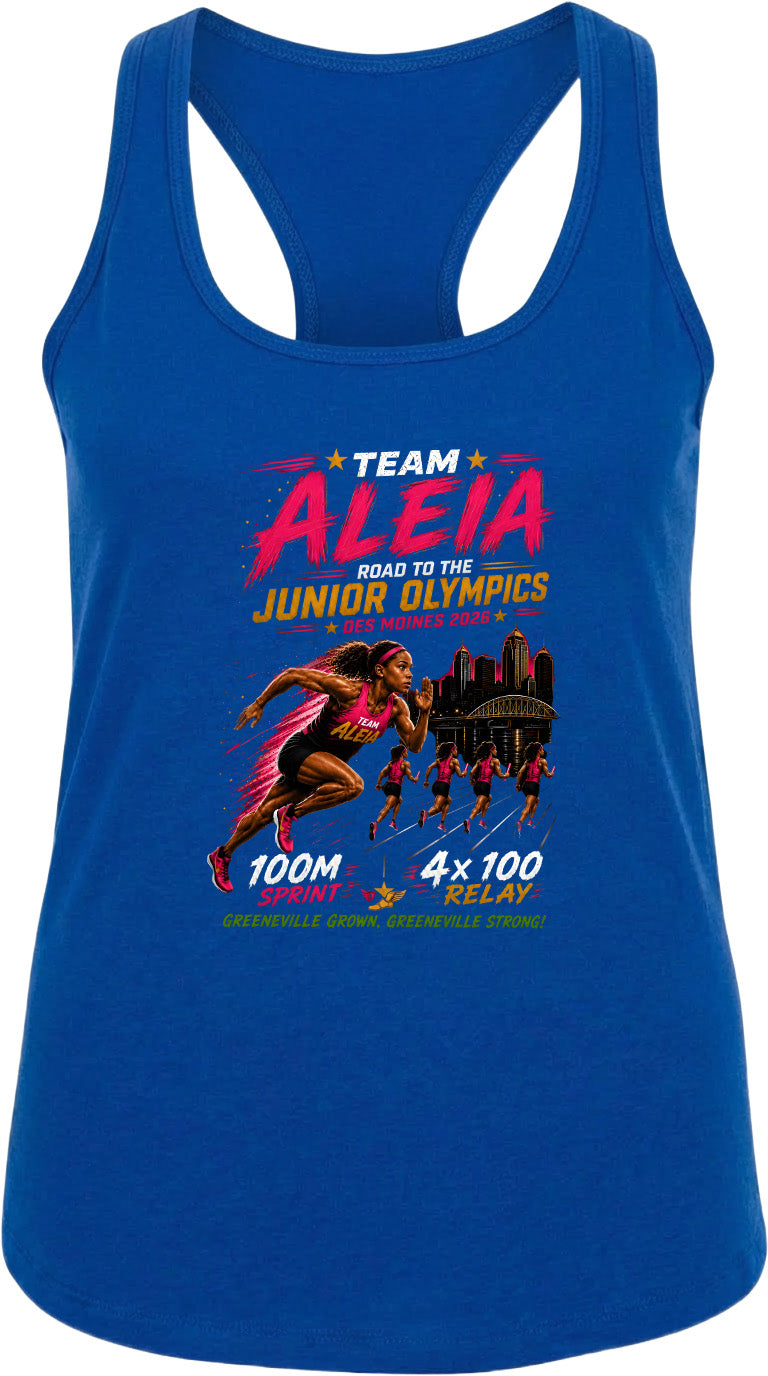ADULT Team Aleia Full Chest Logo T Shirt | Hoodie | Long Sleeve | Sweatshirt | Crew Neck | Tank Top