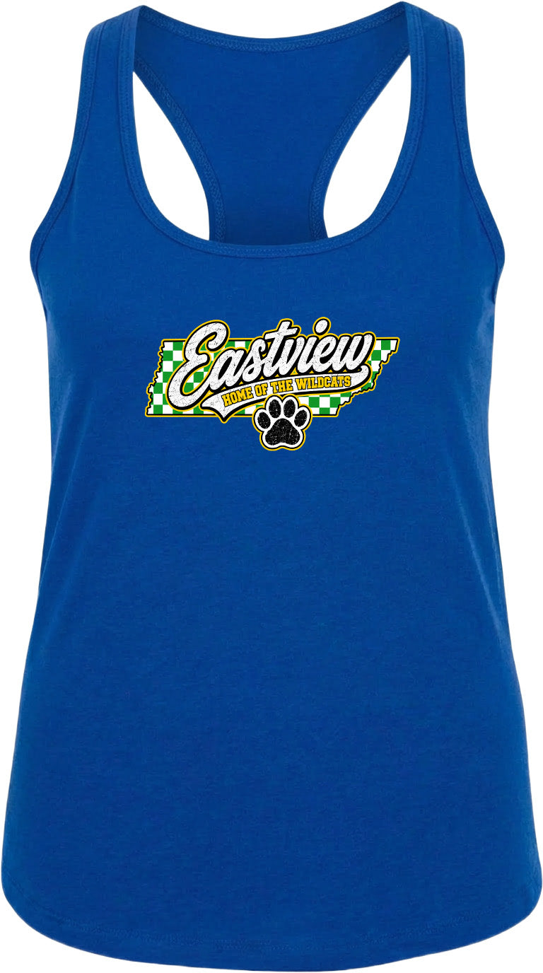 ADULT Eastview Home of the Wildcats Chest Logo T Shirt | Hoodie | Long Sleeve | Sweatshirt | Crew Neck | Tank Top 1