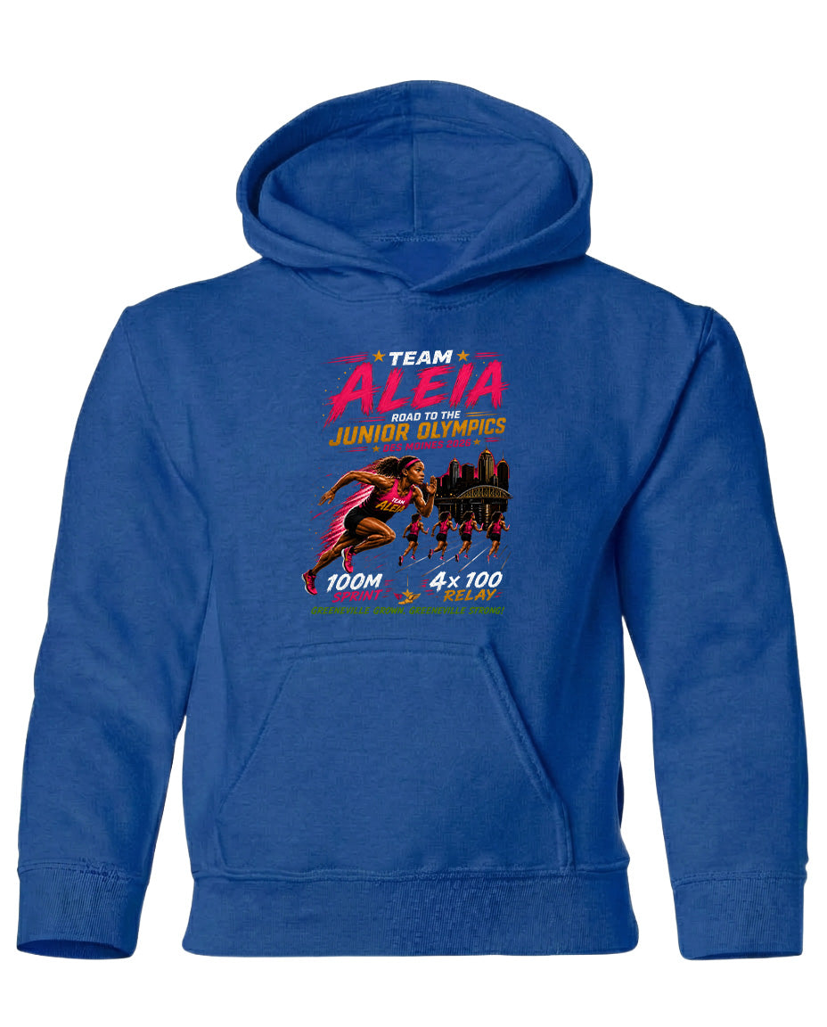 YOUTH Team Aleia Full Chest Logo T Shirt | Hoodie | Long Sleeve | Sweatshirt | Crew Neck | Tank Top