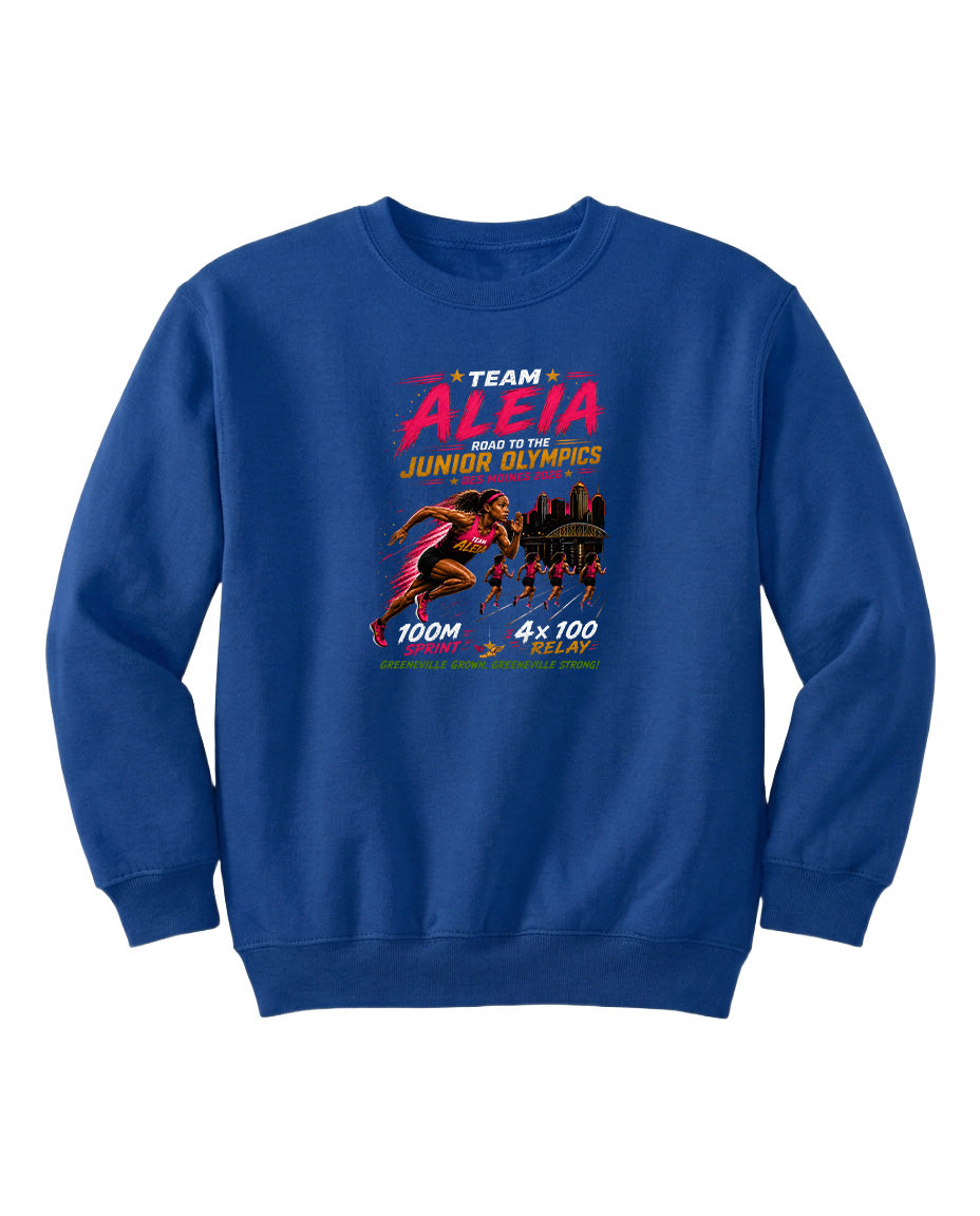 YOUTH Team Aleia Full Chest Logo T Shirt | Hoodie | Long Sleeve | Sweatshirt | Crew Neck | Tank Top