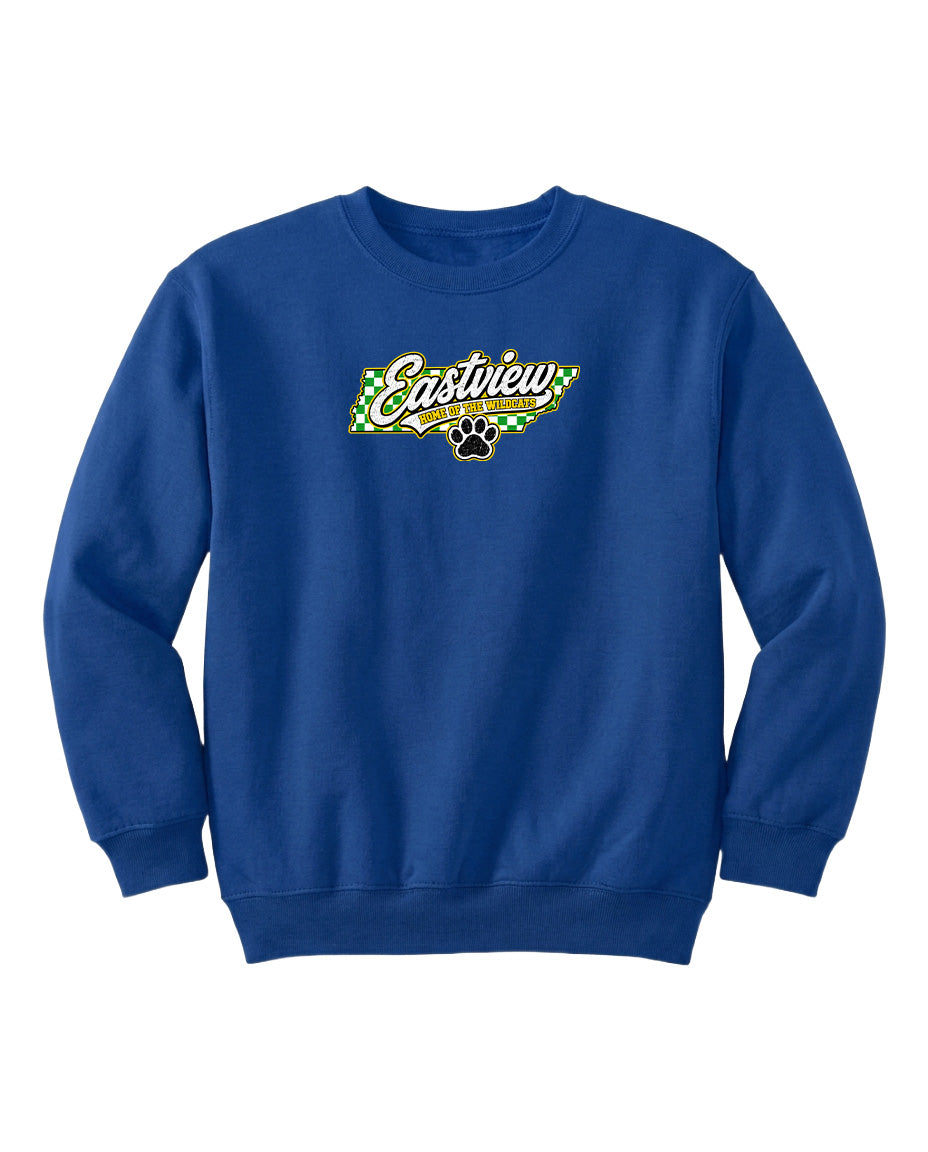YOUTH Eastview Home of the Wildcats Chest Logo T Shirt | Hoodie | Long Sleeve | Sweatshirt | Crew Neck | Tank Top 1