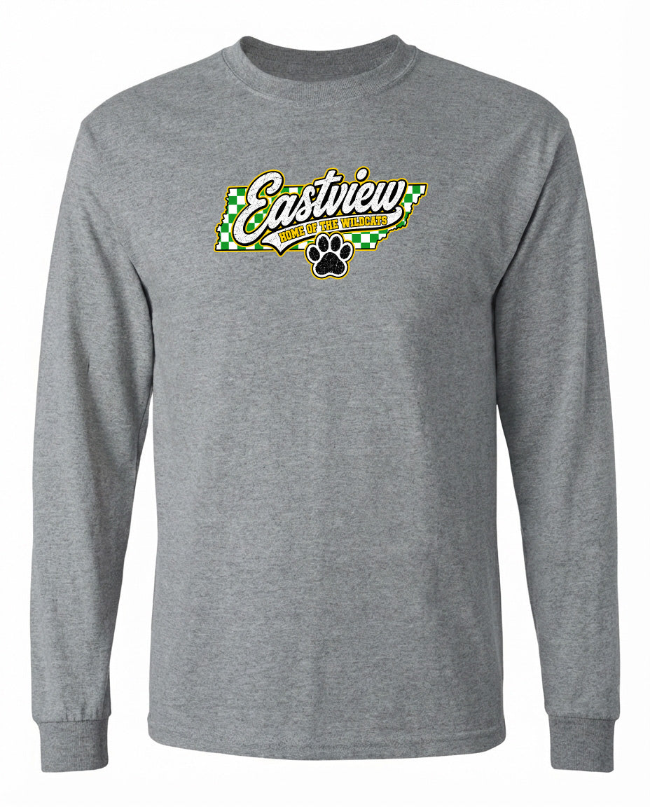ADULT Eastview Home of the Wildcats Chest Logo T Shirt | Hoodie | Long Sleeve | Sweatshirt | Crew Neck | Tank Top 1