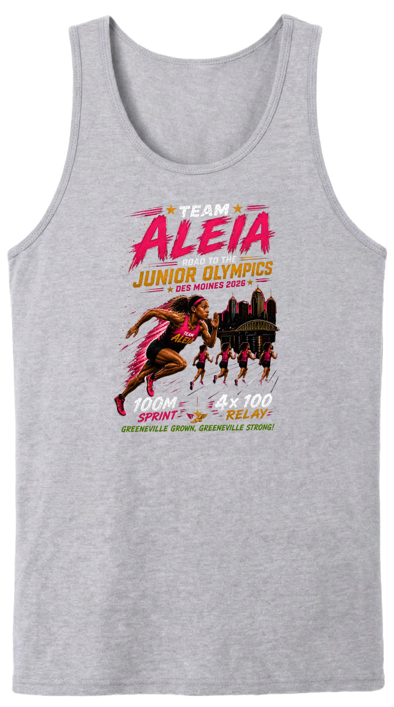 ADULT Team Aleia Full Chest Logo T Shirt | Hoodie | Long Sleeve | Sweatshirt | Crew Neck | Tank Top
