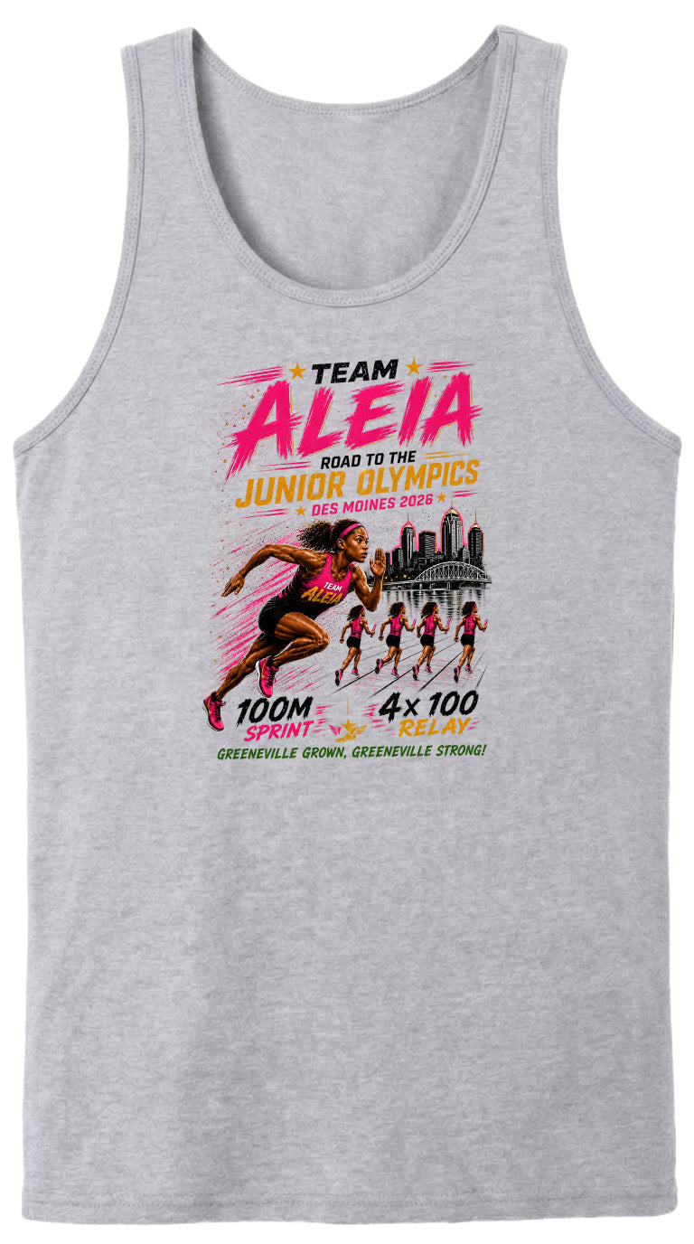 ADULT Team Aleia Full Chest Logo T Shirt | Hoodie | Long Sleeve | Sweatshirt | Crew Neck | Tank Top
