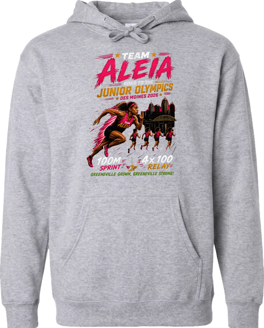 ADULT Team Aleia Full Chest Logo T Shirt | Hoodie | Long Sleeve | Sweatshirt | Crew Neck | Tank Top