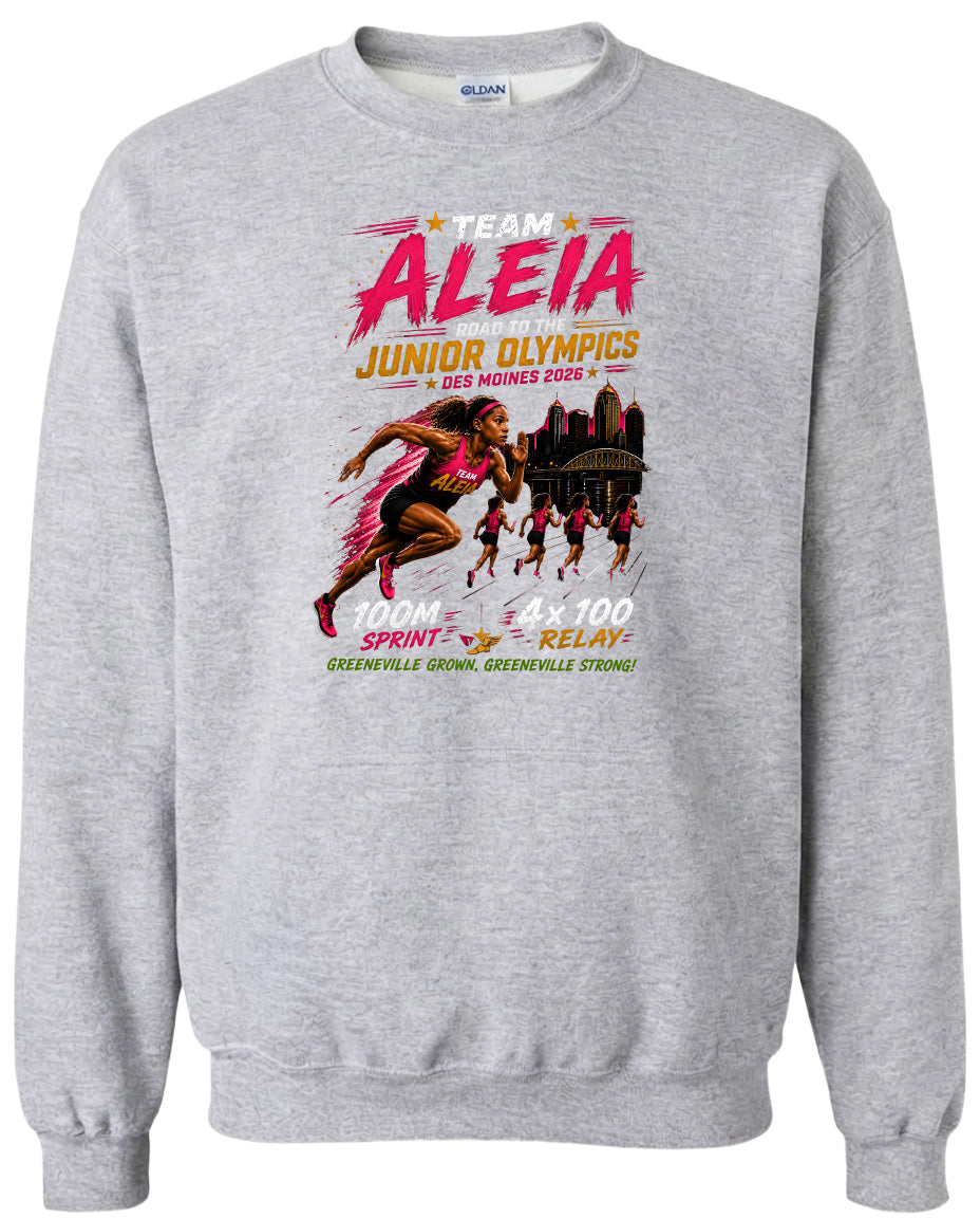 ADULT Team Aleia Full Chest Logo T Shirt | Hoodie | Long Sleeve | Sweatshirt | Crew Neck | Tank Top