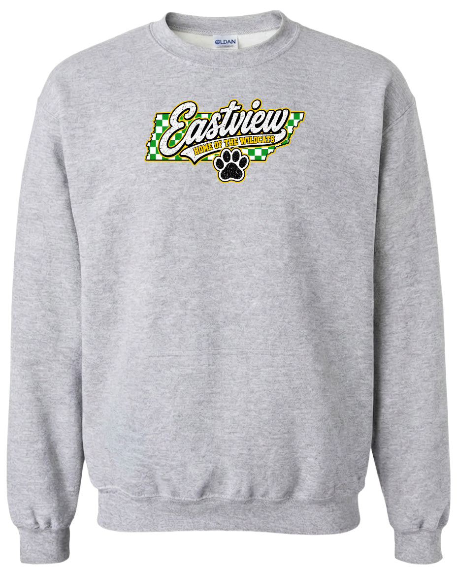 ADULT Eastview Home of the Wildcats Chest Logo T Shirt | Hoodie | Long Sleeve | Sweatshirt | Crew Neck | Tank Top 1