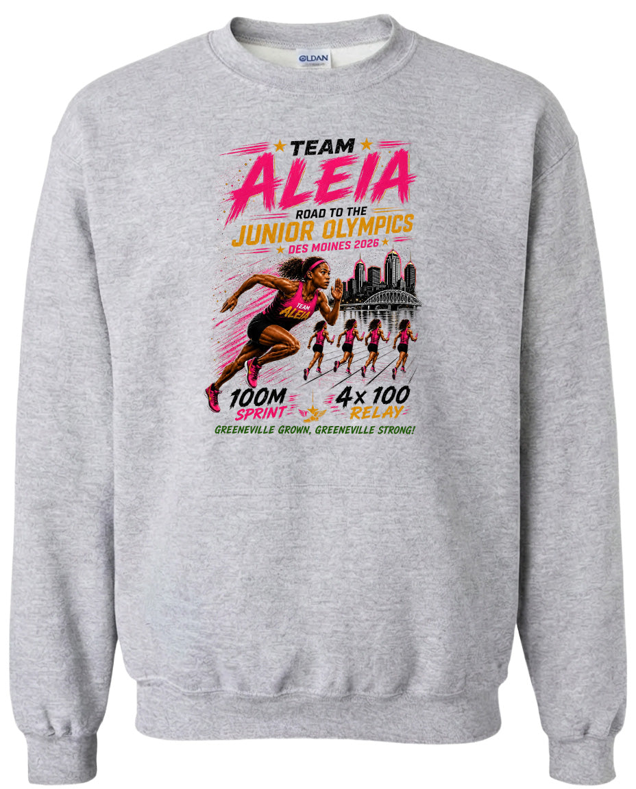 ADULT Team Aleia Full Chest Logo T Shirt | Hoodie | Long Sleeve | Sweatshirt | Crew Neck | Tank Top