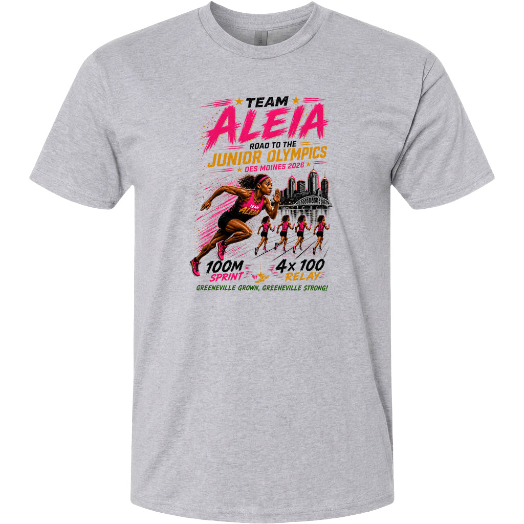 ADULT Team Aleia Full Chest Logo T Shirt | Hoodie | Long Sleeve | Sweatshirt | Crew Neck | Tank Top