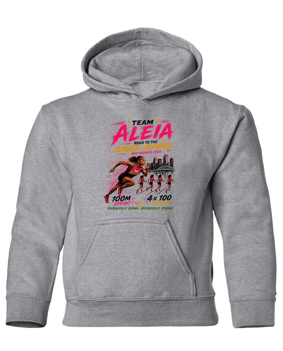 YOUTH Team Aleia Full Chest Logo T Shirt | Hoodie | Long Sleeve | Sweatshirt | Crew Neck | Tank Top