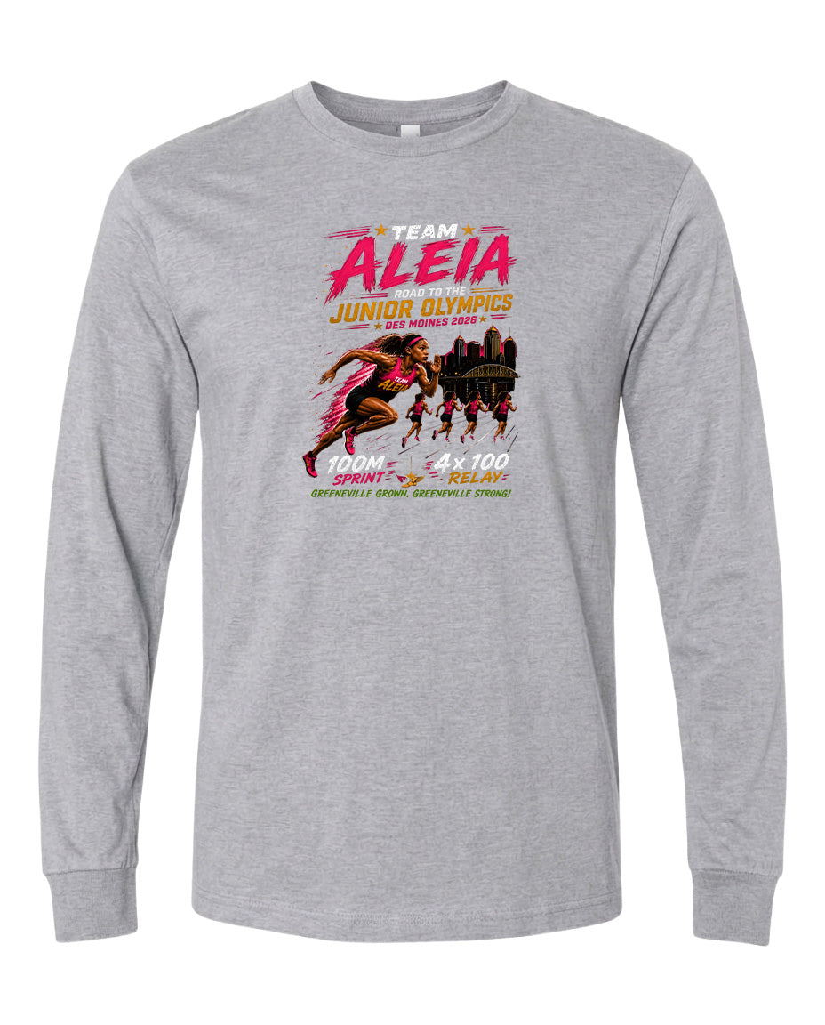YOUTH Team Aleia Full Chest Logo T Shirt | Hoodie | Long Sleeve | Sweatshirt | Crew Neck | Tank Top