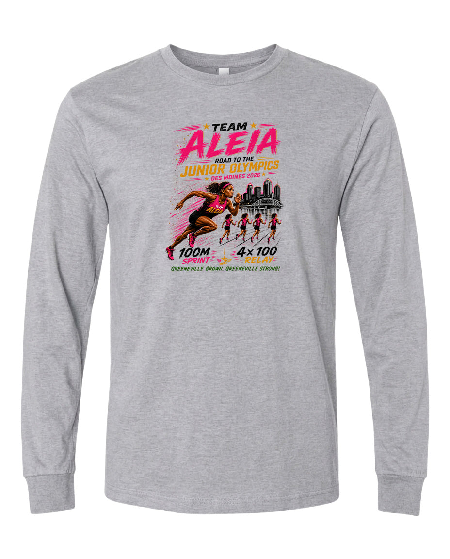 YOUTH Team Aleia Full Chest Logo T Shirt | Hoodie | Long Sleeve | Sweatshirt | Crew Neck | Tank Top