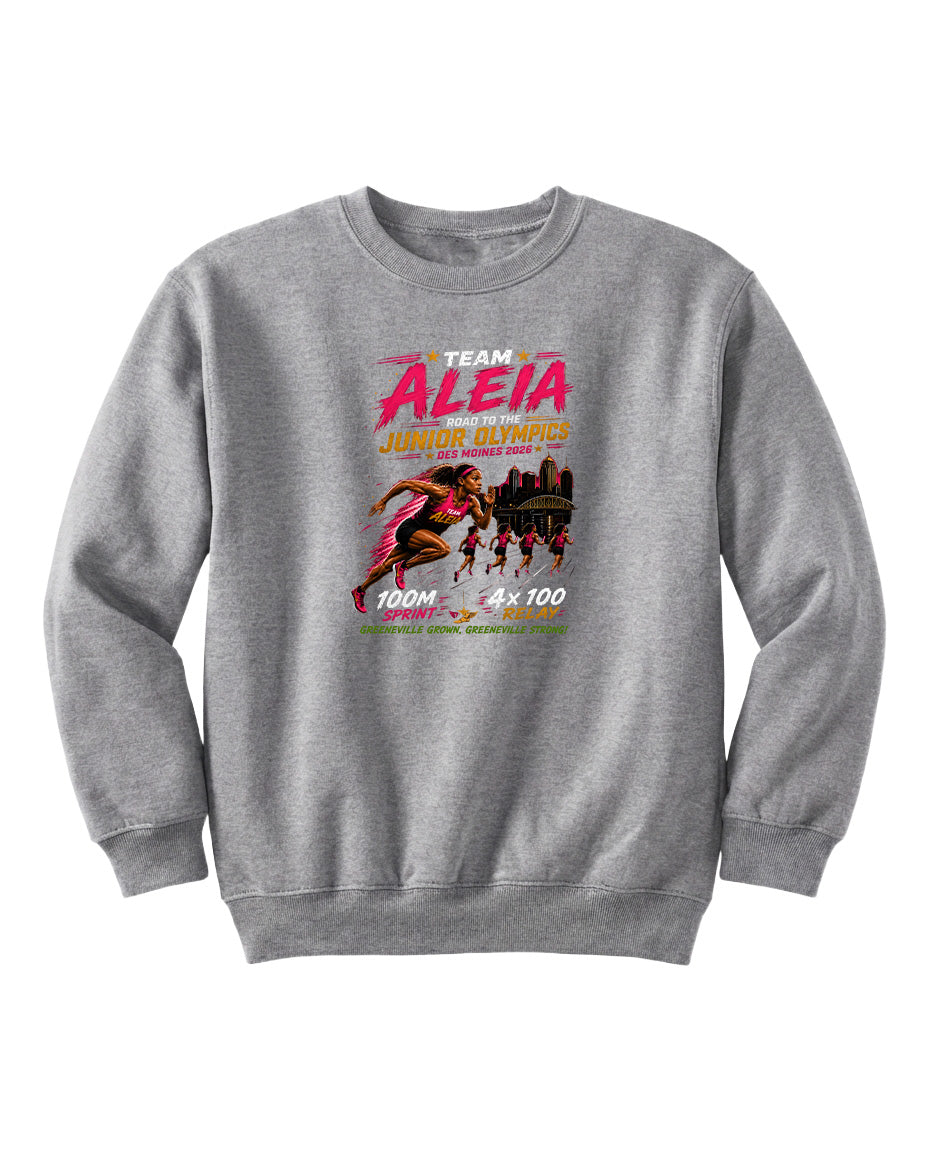 YOUTH Team Aleia Full Chest Logo T Shirt | Hoodie | Long Sleeve | Sweatshirt | Crew Neck | Tank Top