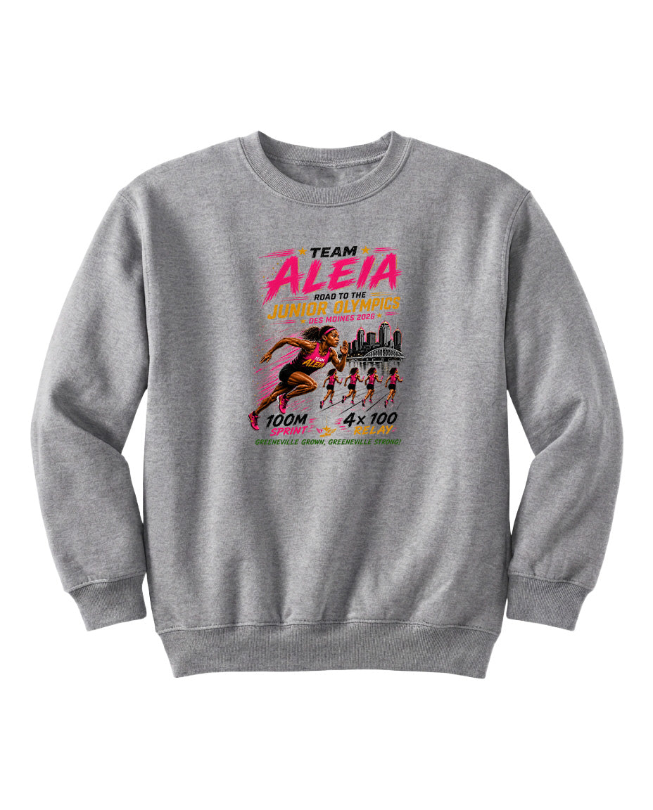 YOUTH Team Aleia Full Chest Logo T Shirt | Hoodie | Long Sleeve | Sweatshirt | Crew Neck | Tank Top
