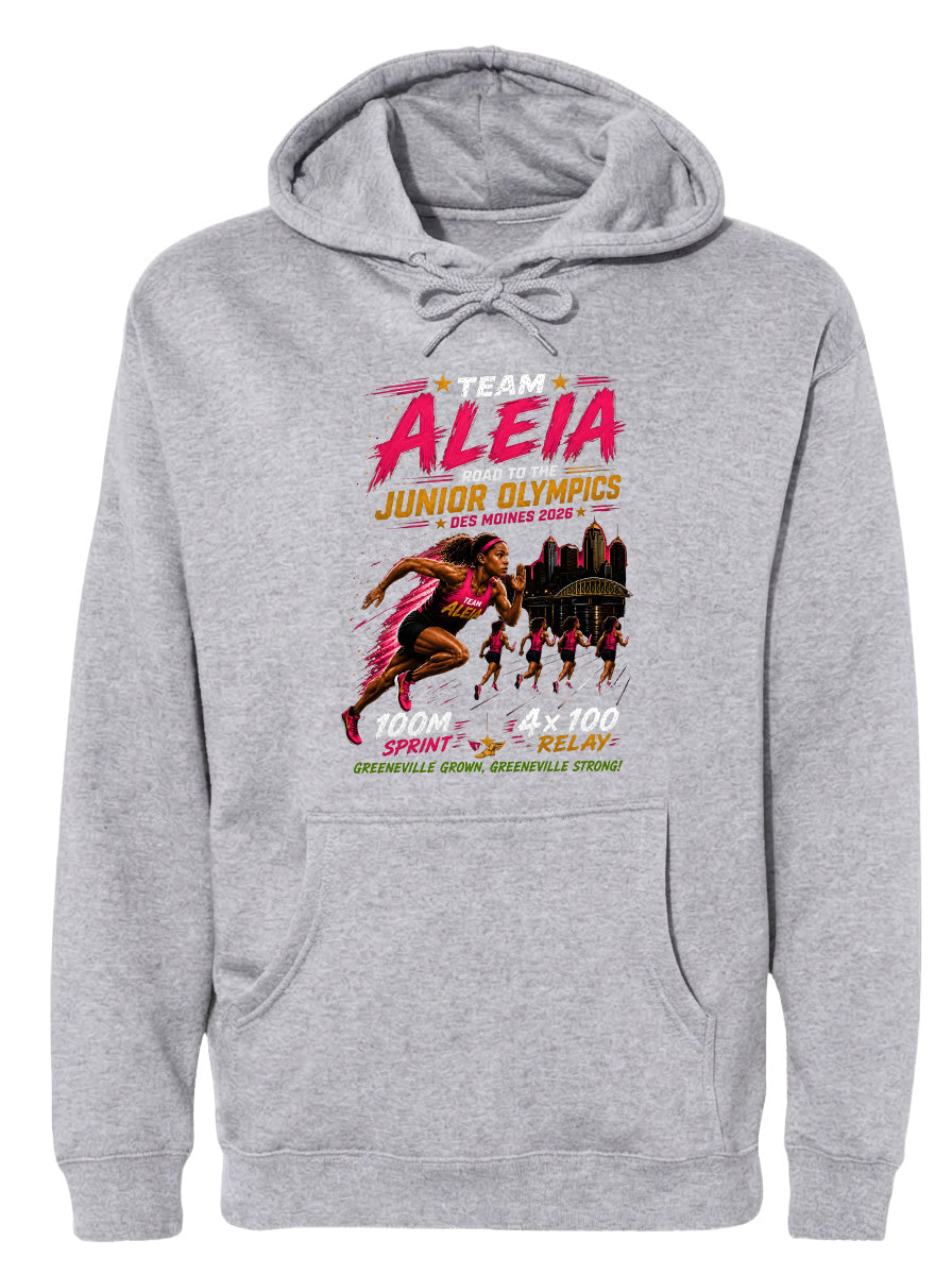 ADULT Team Aleia Full Chest Logo T Shirt | Hoodie | Long Sleeve | Sweatshirt | Crew Neck | Tank Top