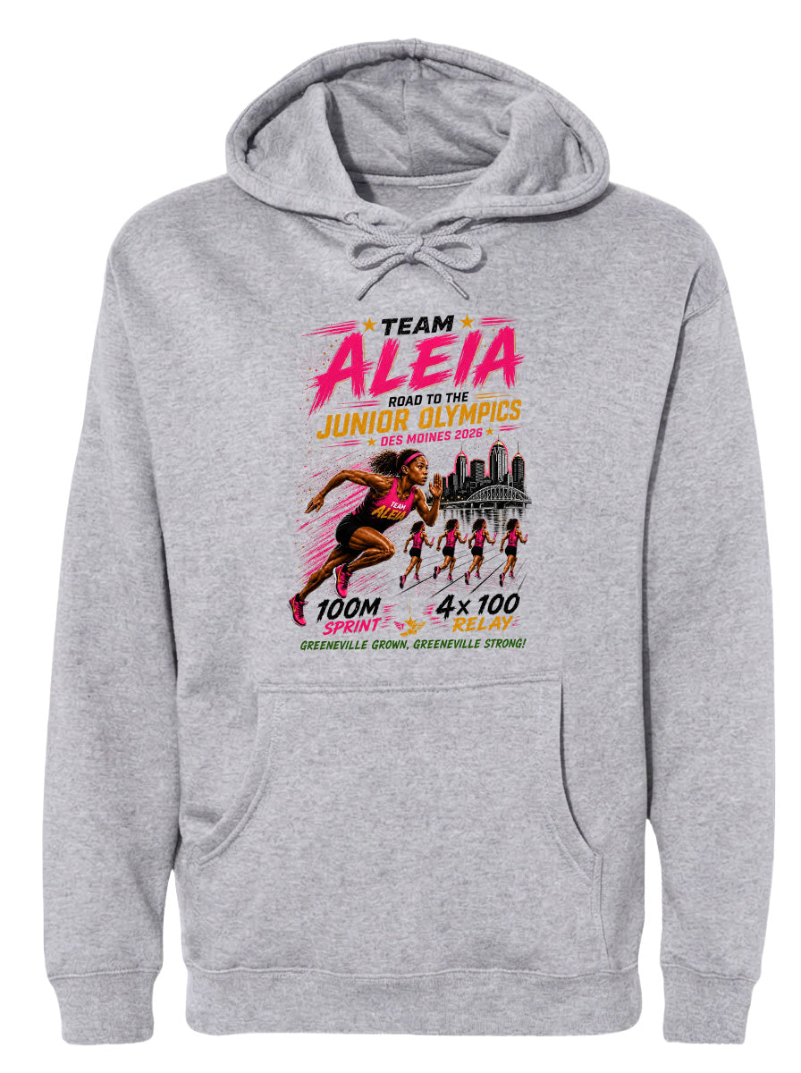ADULT Team Aleia Full Chest Logo T Shirt | Hoodie | Long Sleeve | Sweatshirt | Crew Neck | Tank Top