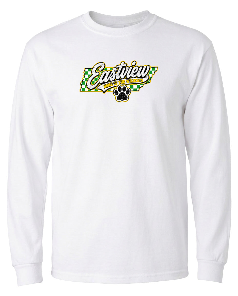 ADULT Eastview Home of the Wildcats Chest Logo T Shirt | Hoodie | Long Sleeve | Sweatshirt | Crew Neck | Tank Top 1