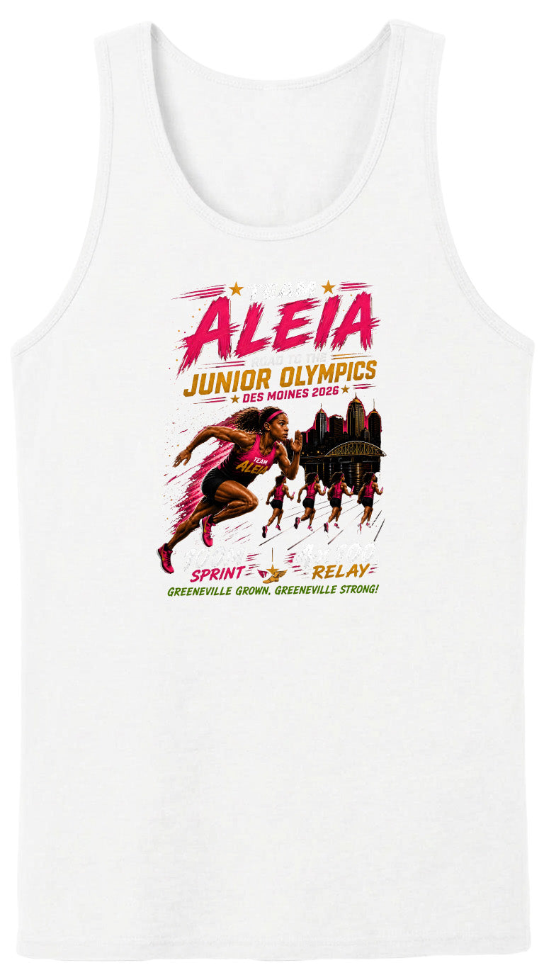 ADULT Team Aleia Full Chest Logo T Shirt | Hoodie | Long Sleeve | Sweatshirt | Crew Neck | Tank Top