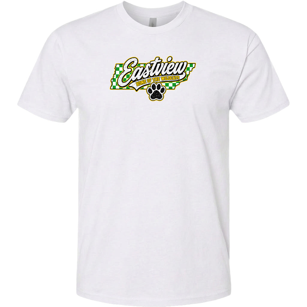 ADULT Eastview Home of the Wildcats Chest Logo T Shirt | Hoodie | Long Sleeve | Sweatshirt | Crew Neck | Tank Top 1