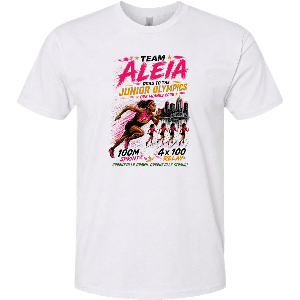 ADULT Team Aleia Full Chest Logo T Shirt | Hoodie | Long Sleeve | Sweatshirt | Crew Neck | Tank Top