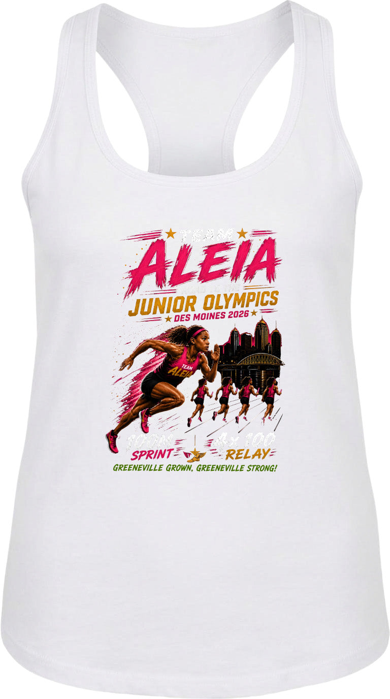 ADULT Team Aleia Full Chest Logo T Shirt | Hoodie | Long Sleeve | Sweatshirt | Crew Neck | Tank Top