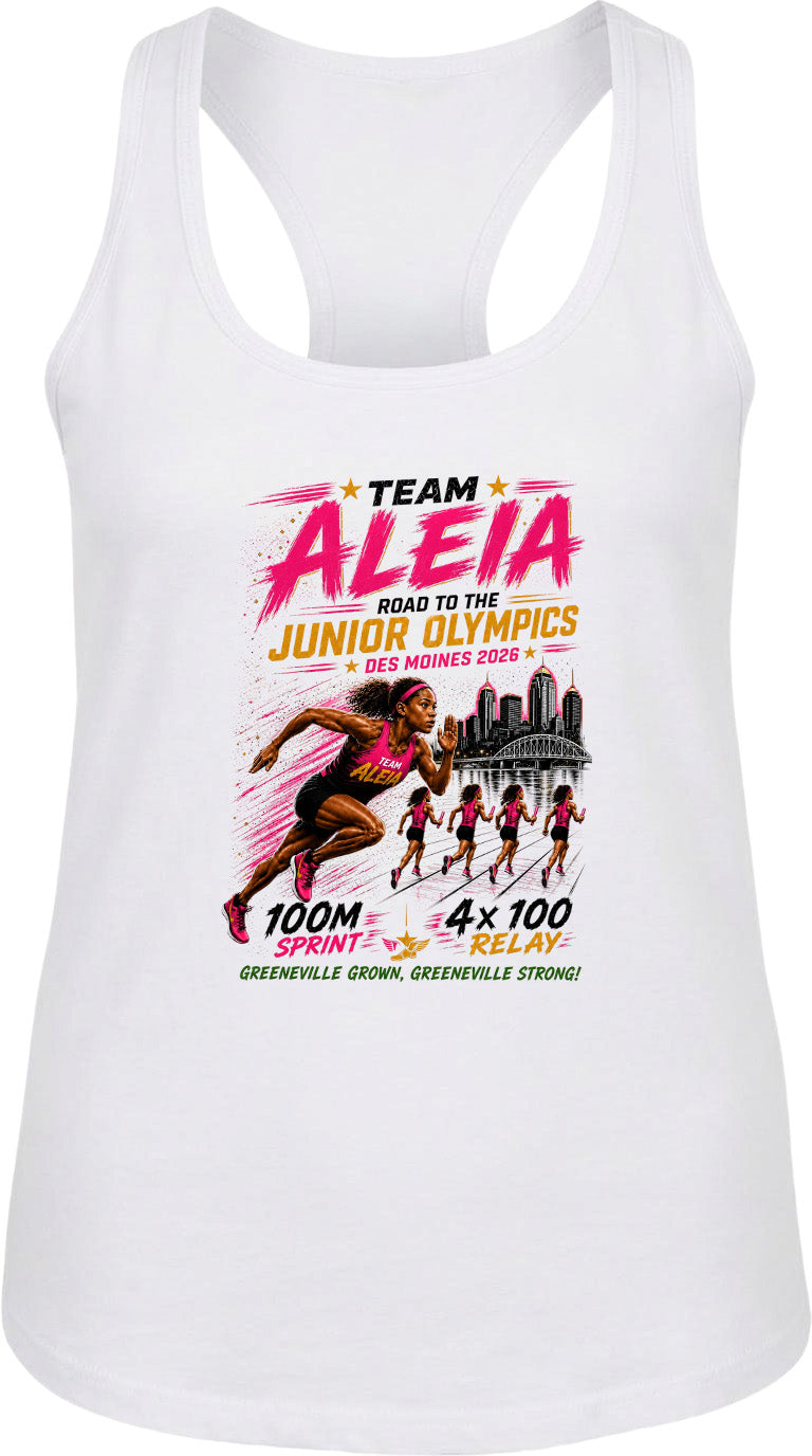 ADULT Team Aleia Full Chest Logo T Shirt | Hoodie | Long Sleeve | Sweatshirt | Crew Neck | Tank Top