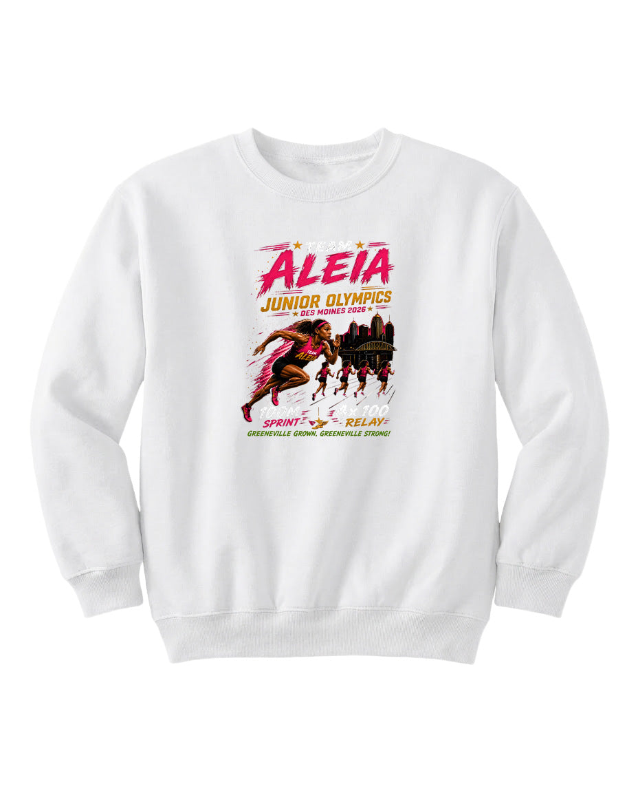 YOUTH Team Aleia Full Chest Logo T Shirt | Hoodie | Long Sleeve | Sweatshirt | Crew Neck | Tank Top
