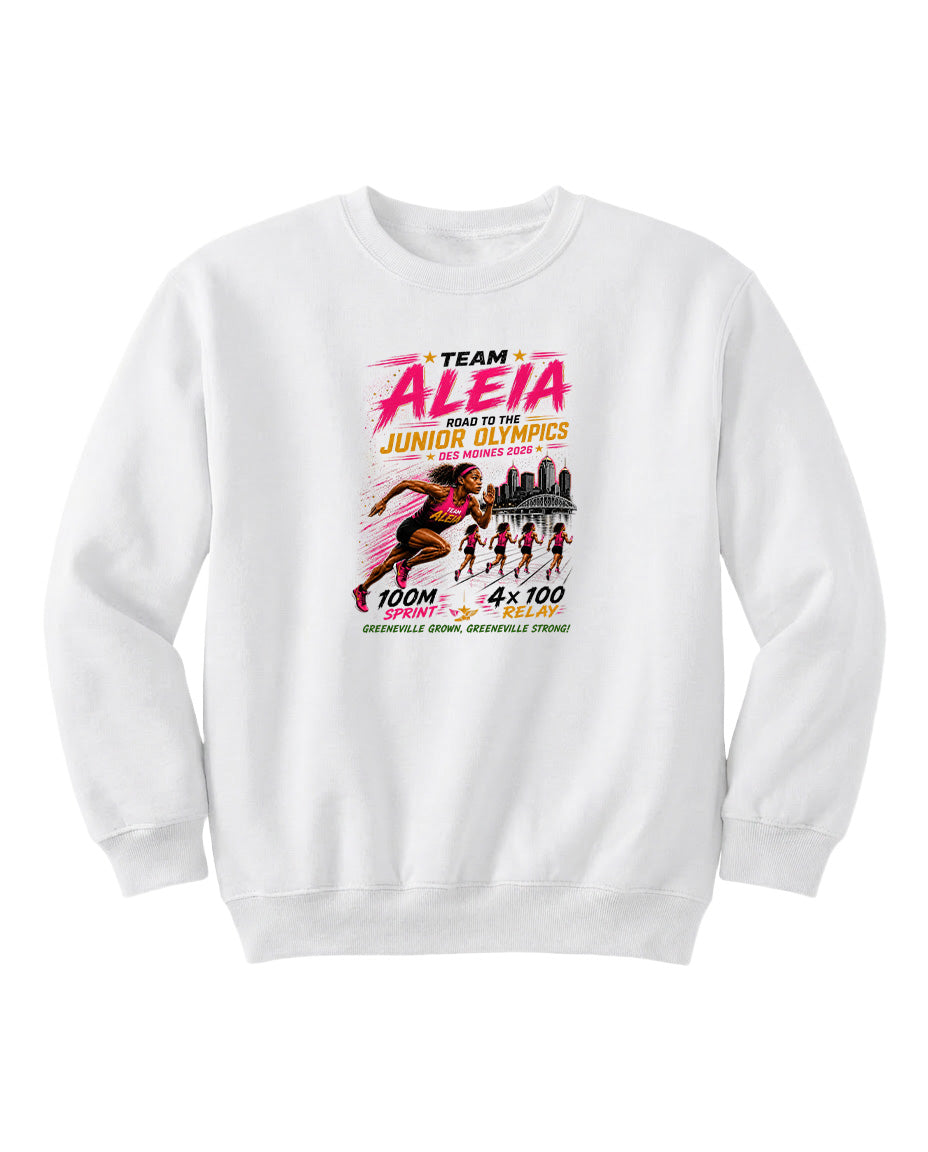 YOUTH Team Aleia Full Chest Logo T Shirt | Hoodie | Long Sleeve | Sweatshirt | Crew Neck | Tank Top