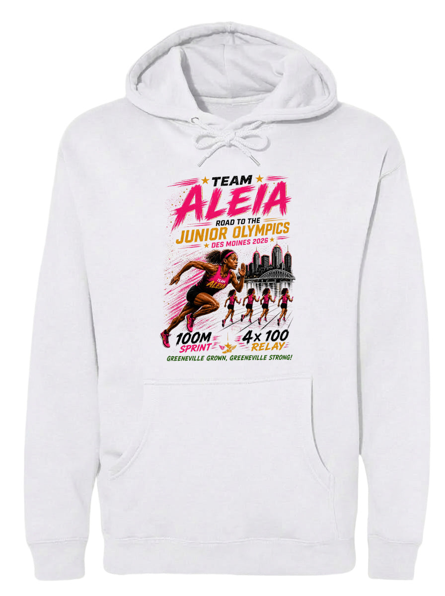 ADULT Team Aleia Full Chest Logo T Shirt | Hoodie | Long Sleeve | Sweatshirt | Crew Neck | Tank Top