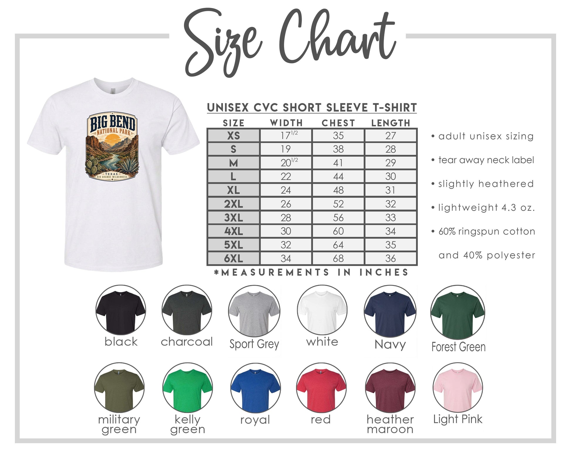 ADULT Big Bend National Park Badge Chest Logo T Shirt | Hoodie | Long Sleeve | Sweatshirt | Crew Neck | Tank Top 1 Fiesta Doodle waterproof vinyl sticker. dishwasher safe outdoor sticker.