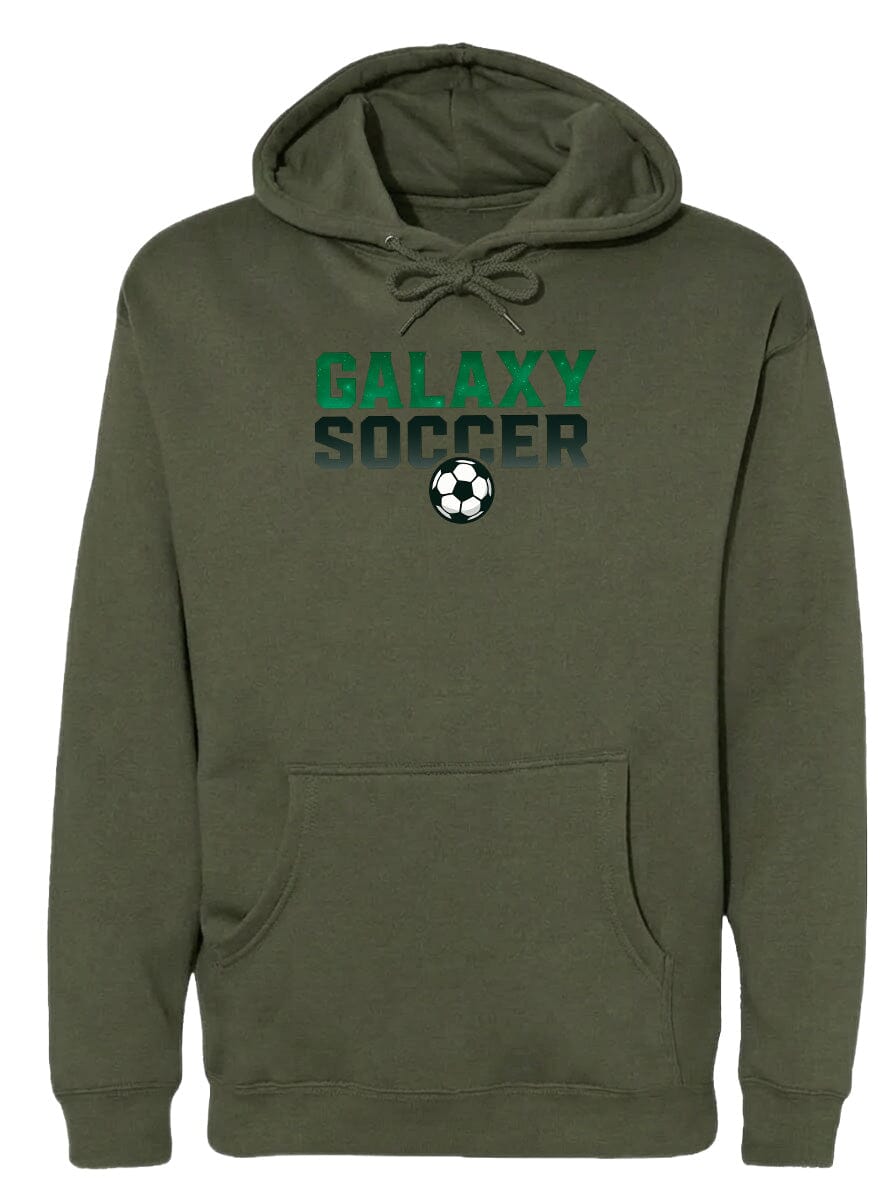 Adult Cosmic Galaxy Soccer Chest T Shirt | Hoodie | Long Sleeve | Sweatshirt | Crew Neck Fiesta Doodle waterproof vinyl sticker. dishwasher safe outdoor sticker.