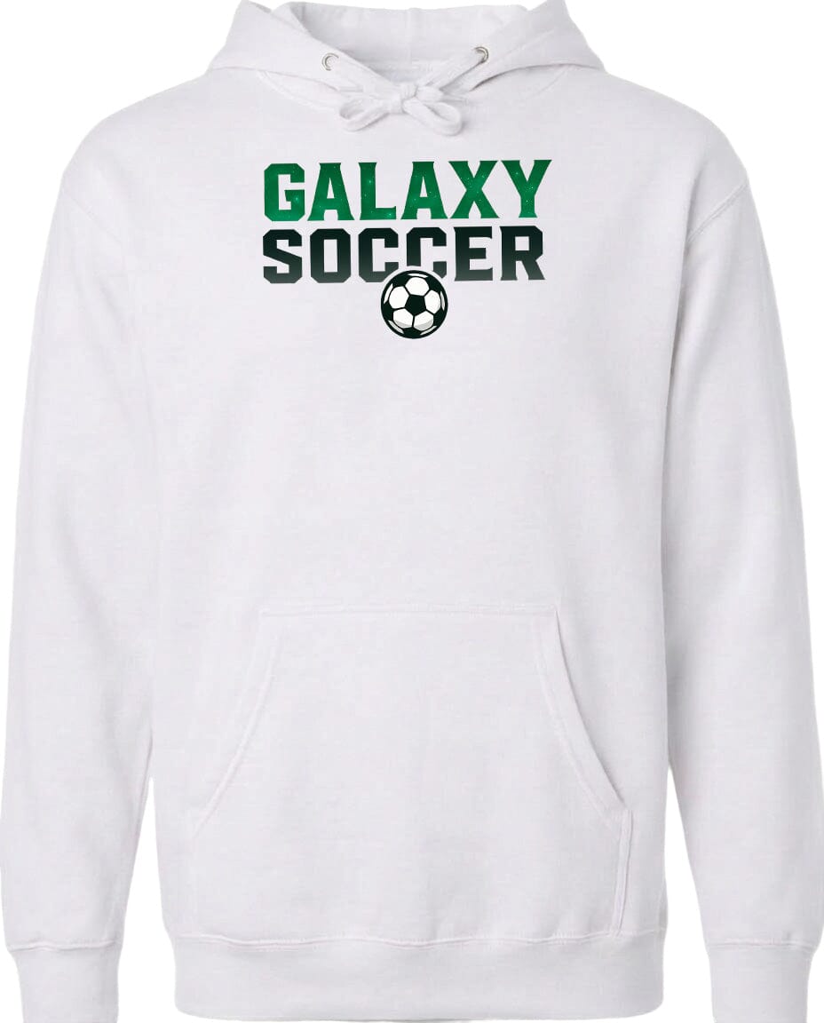 Adult Cosmic Galaxy Soccer Chest T Shirt | Hoodie | Long Sleeve | Sweatshirt | Crew Neck Fiesta Doodle Midweight Hoodie XS White waterproof vinyl sticker. dishwasher safe outdoor sticker.