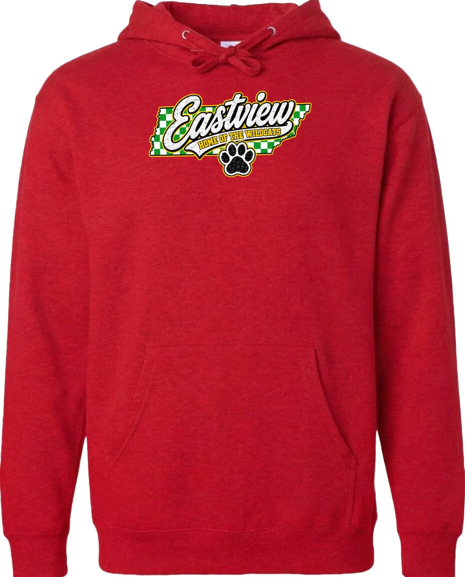 ADULT Eastview Home of the Wildcats Chest Logo T Shirt | Hoodie | Long Sleeve | Sweatshirt | Crew Neck | Tank Top 1 Fiesta Doodle S Midweight Hoodie Red waterproof vinyl sticker. dishwasher safe outdoor sticker.
