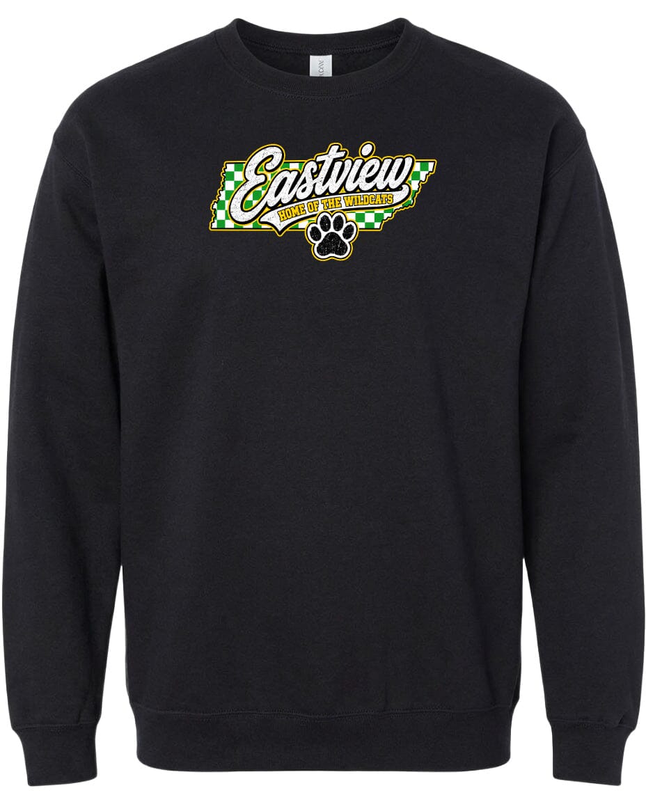ADULT Eastview Home of the Wildcats Chest Logo T Shirt | Hoodie | Long Sleeve | Sweatshirt | Crew Neck | Tank Top 1 Fiesta Doodle S Sweat Shirt Black waterproof vinyl sticker. dishwasher safe outdoor sticker.