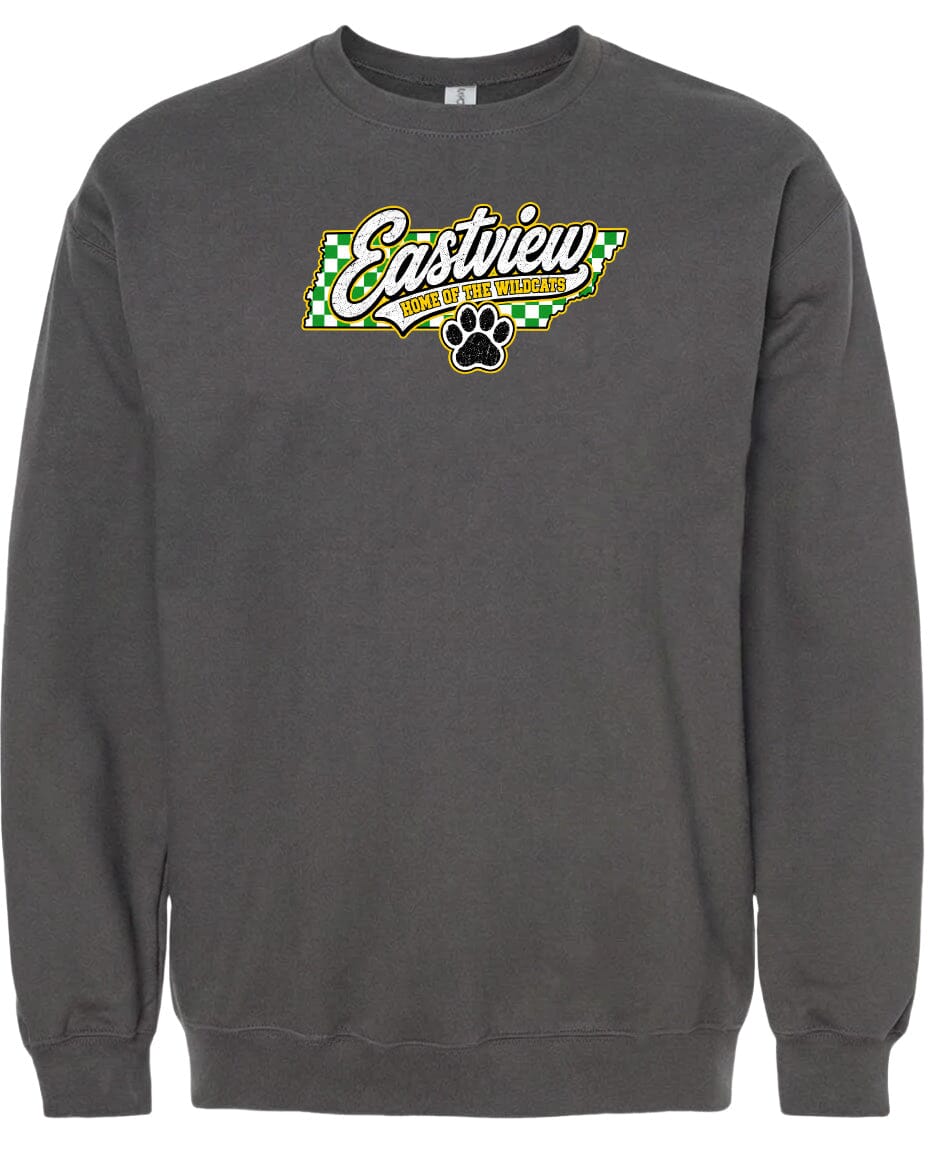 ADULT Eastview Home of the Wildcats Chest Logo T Shirt | Hoodie | Long Sleeve | Sweatshirt | Crew Neck | Tank Top 1 Fiesta Doodle S Sweat Shirt Charcoal waterproof vinyl sticker. dishwasher safe outdoor sticker.