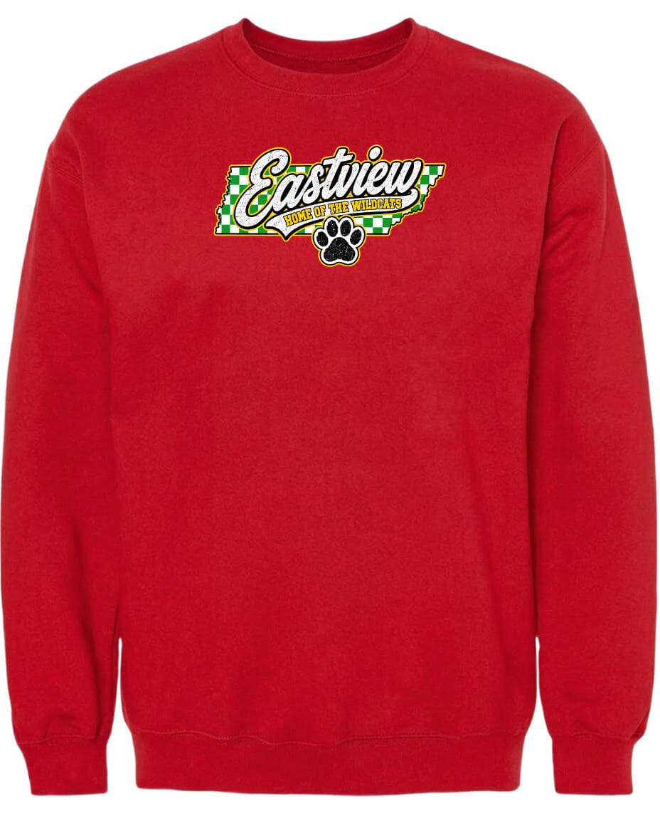 ADULT Eastview Home of the Wildcats Chest Logo T Shirt | Hoodie | Long Sleeve | Sweatshirt | Crew Neck | Tank Top 1 Fiesta Doodle S Sweat Shirt Red waterproof vinyl sticker. dishwasher safe outdoor sticker.