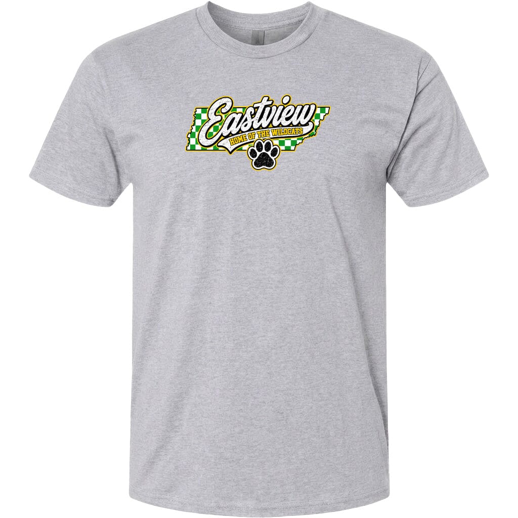 ADULT Eastview Home of the Wildcats Chest Logo T Shirt | Hoodie | Long Sleeve | Sweatshirt | Crew Neck | Tank Top 1 Fiesta Doodle S T Shirt Sport Gray waterproof vinyl sticker. dishwasher safe outdoor sticker.